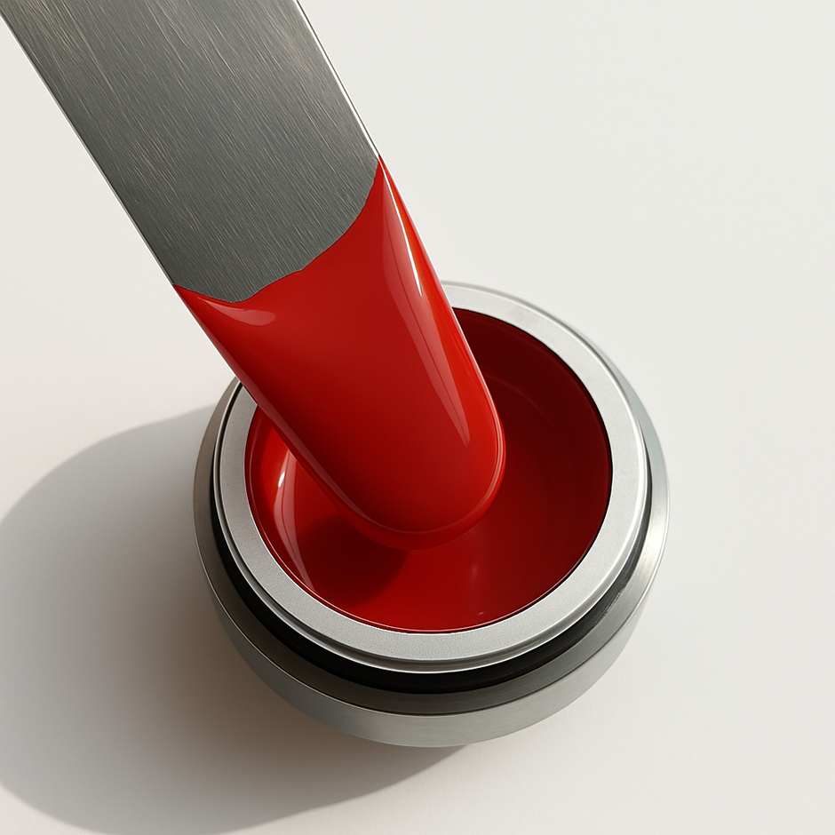 No wipe and Painting Gel Red Hema TPO Free