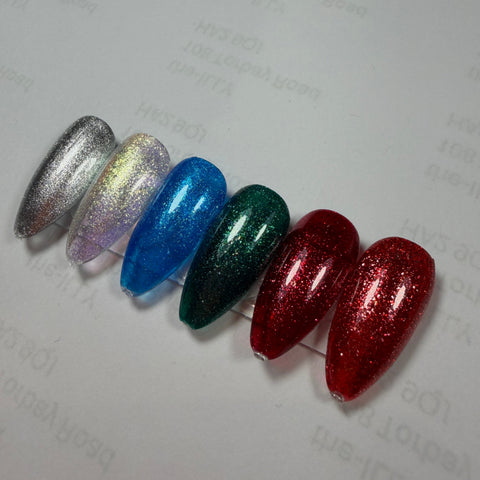 Blue Sparkle Gel Polish 10ml Hema & TPO Free