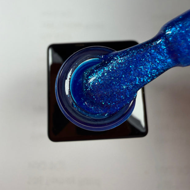 Blue Sparkle Gel Polish 10ml Hema & TPO Free