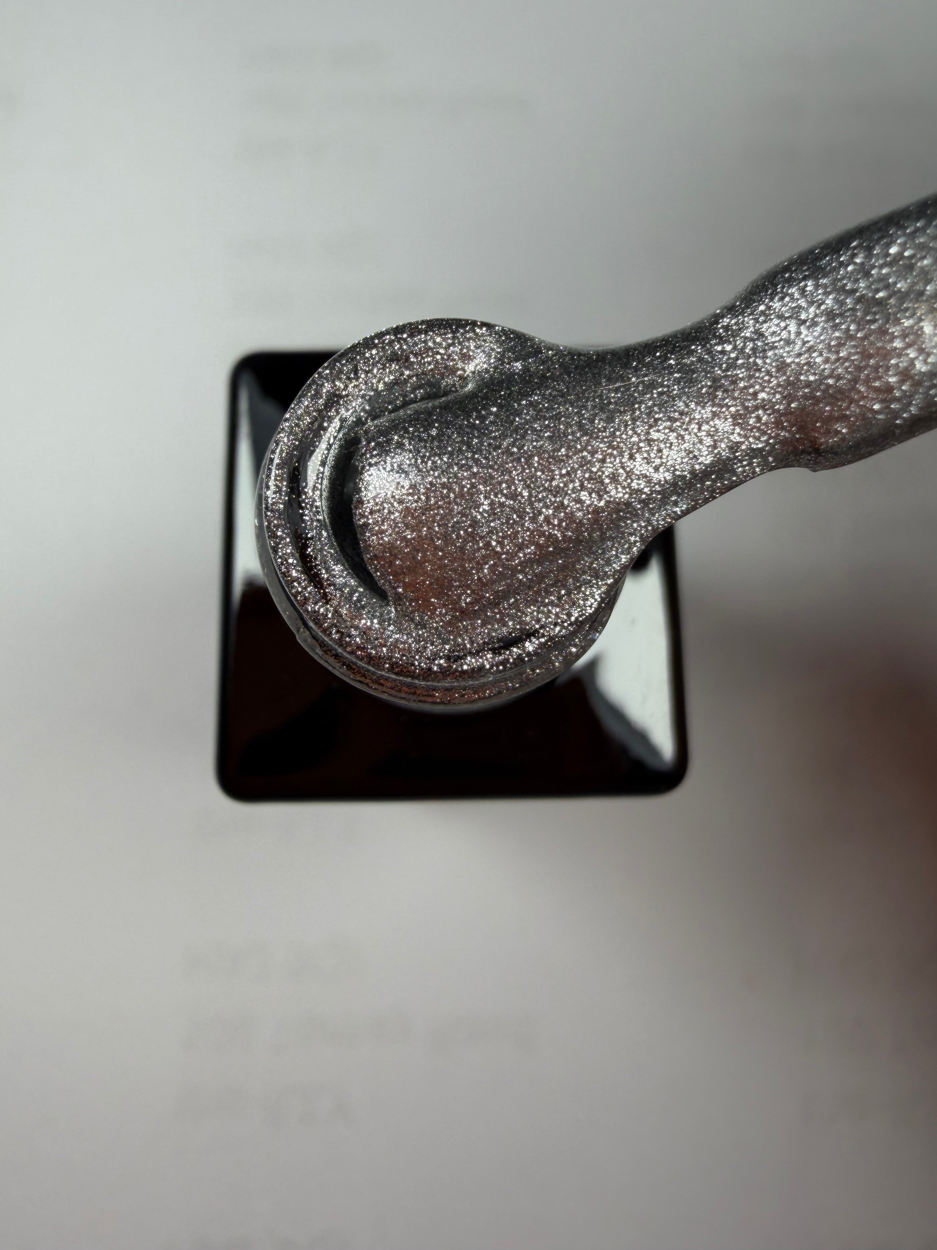 Silver Glitter Gel Polish 10ml Hema & TPO Free