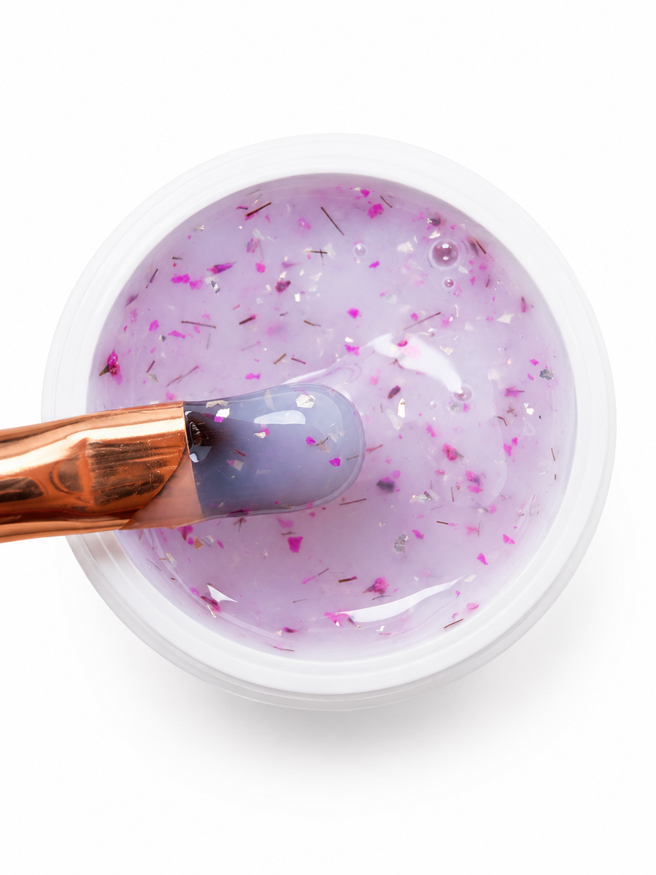 Milky Pink Flower Gel 15g HEMA & TPO Free
