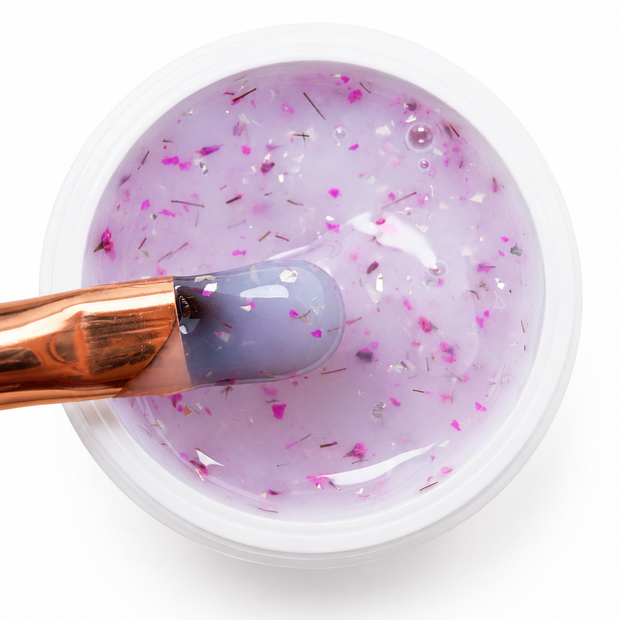 Milky Pink Flower Gel 15g HEMA & TPO Free