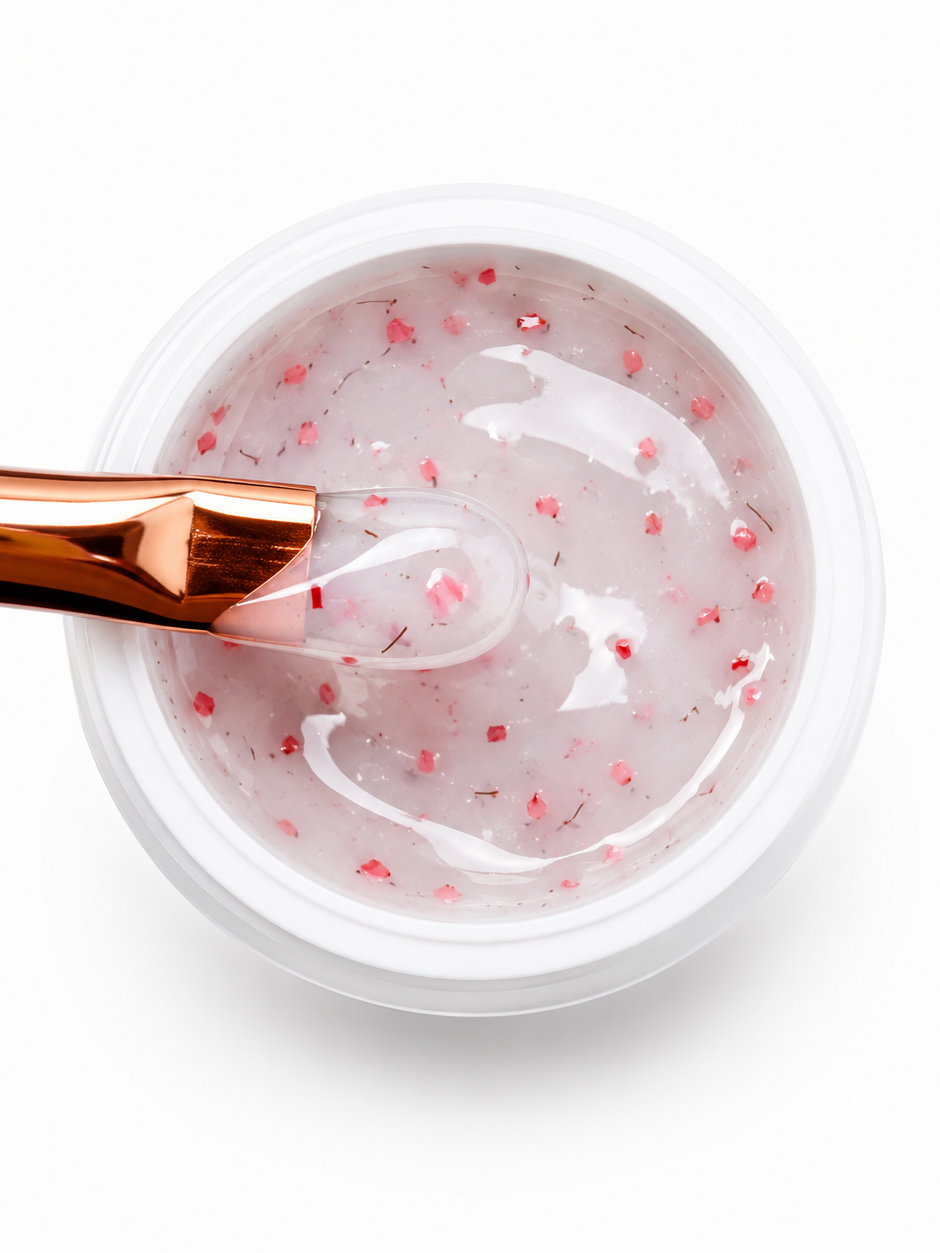 Milky Red Flower Builder Gel 15g