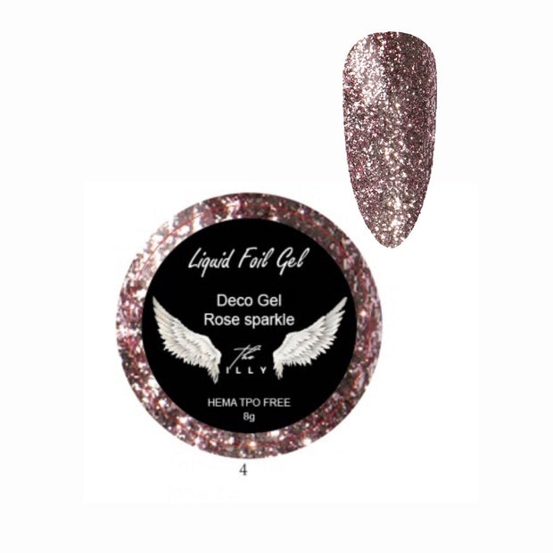 Deco Gel Rose Sparkle Hema TPO FREE 8g