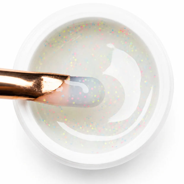Rainbow Confetti Builder Gel 15g